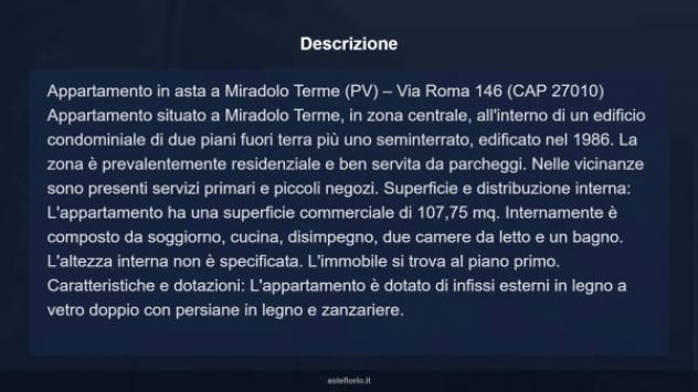 Immobile in asta di 107 m², box auto in vendita a Miradolo Terme - Foto 16