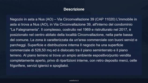Immobile in asta di 528 m² in vendita a Nus - Foto 9