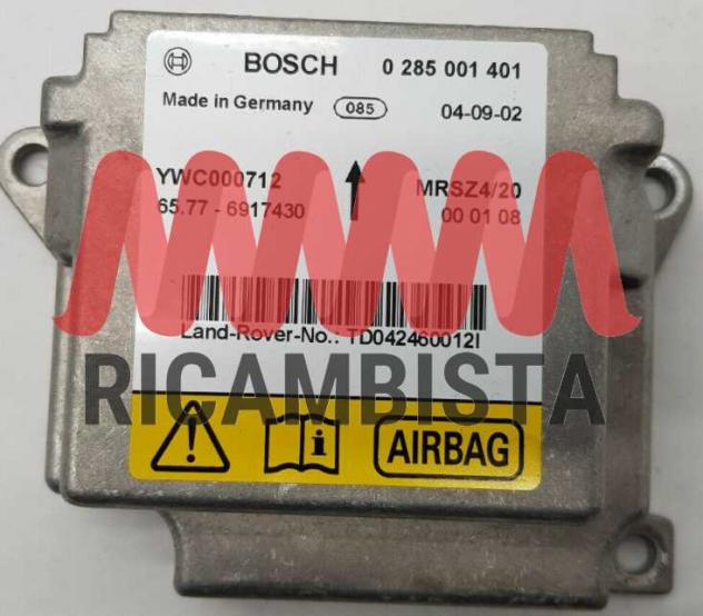 YWC000712 Range Rover L322 centralina airbag