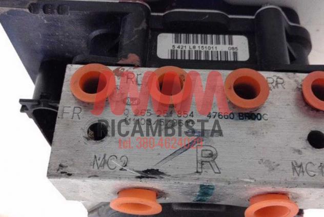 0265951854 Nissan Qashqai centralina gruppo pompa ABS - Foto 2