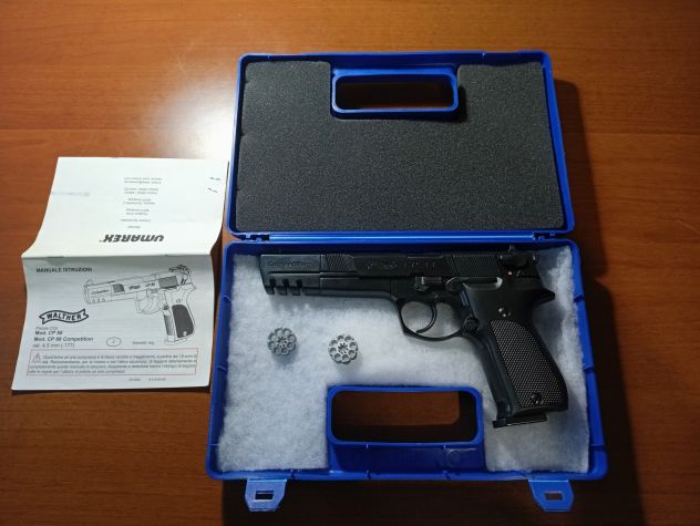 Pistola aria compressa libera vendita Walther cp88 Competition cal. 4,5