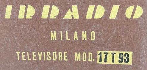 Televisore / Giradischi Irradio Anni 50 - Foto 4