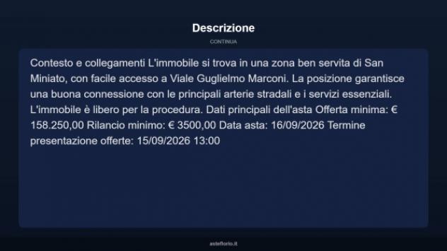 Immobile in asta di 150 m² con più di 5 locali in vendita a San Miniato - Foto 11