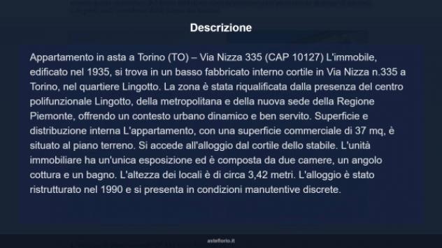 Immobile in asta di 37 m² con più di 5 locali in vendita a Torino - Foto 5