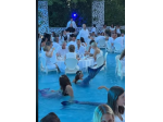 Swimming party e gala dinner cena in acqua show