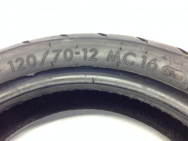 PNEUMATICO MITAS SCOOTER 120/70 RAGGIO 12 58 P DOT 2721 - Foto 4