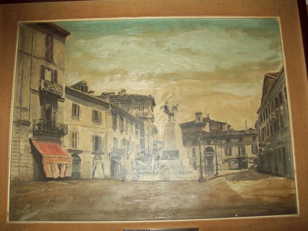 Olio su legno Vecchia Monza. - Foto 4