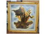 sultura in legno quadro cm 83 x 115