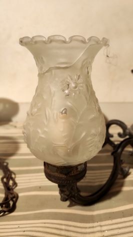 Coppia lampadari anni 70 in perfette condizioni - Foto 3