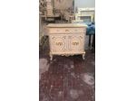 Credenza foglia oro avorio legno due ante un cassetto con spedizione