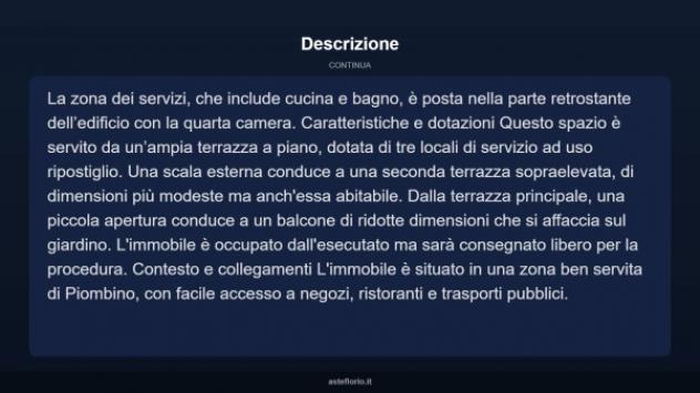 Immobile in asta di 181 m² con più di 5 locali in vendita a Piombino - Foto 6