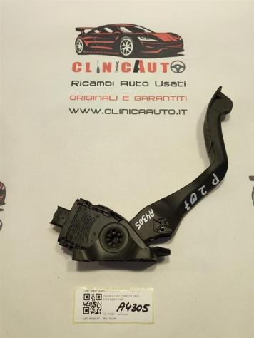 PEDALE ACCELERATORE PEUGEOT 207 1° Serie 9680756880-02 6PV009083-00 TU3A (0609) - Foto 2
