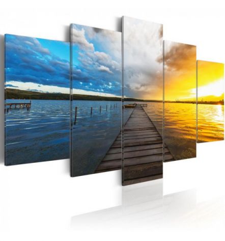 Quadro Sul Pontile 100x50 E 200x100 ARREDALACASA
