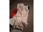 2 copriletti cotone vintage a uncinetto con trafori
