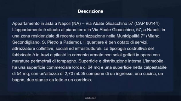Immobile in asta di 64 m² in vendita a Napoli - Foto 11