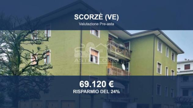 Immobile in asta di 90 m², box auto in vendita a Scorzè