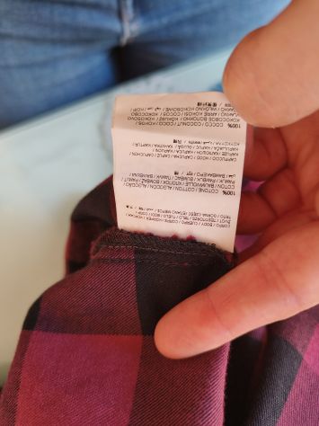 Camicia bordeaux con cappuccio - Foto 8