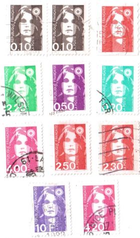 Francobolli da collezione Francia - Foto 5