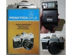 Fotocamera PRAKTICA LTL 3 (n. 2 fotocamere) e flash Metz 18 BC2 accessorio.