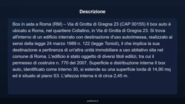 Immobile in asta di 14 m² in vendita a Roma - Foto 8