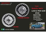 Cerchi grifo 4,5x 12 4x98 silver silver fiat 126