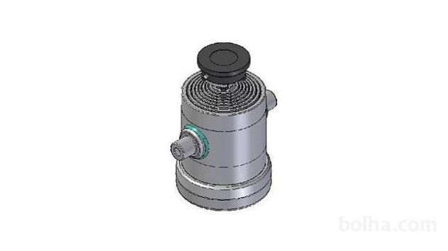 -CILINDRO TELESCOPICO STANDARD/SFERA 8 SFILATE 25 TONNELLATE