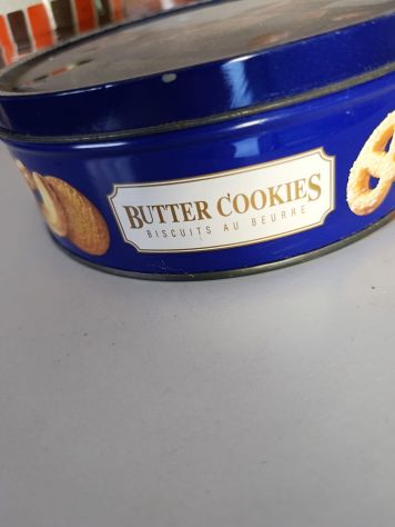 SCATOLA IN LATTA PER BISCOTTI ANNI 70 - Foto 4