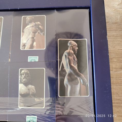 Scatola di fiammiferi SAFFA vintage - Bronzi di Riace - Foto 4