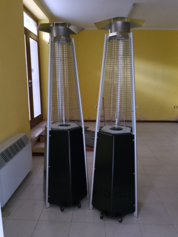 Stufa gas Gpl per Esterni 48x48CM H195CM