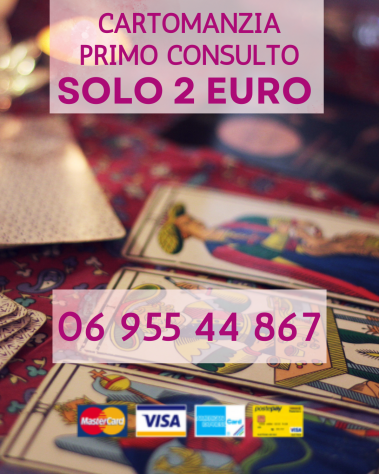 Primo consulto conoscitivo a solo € 2… Cartomanzia professionale h24