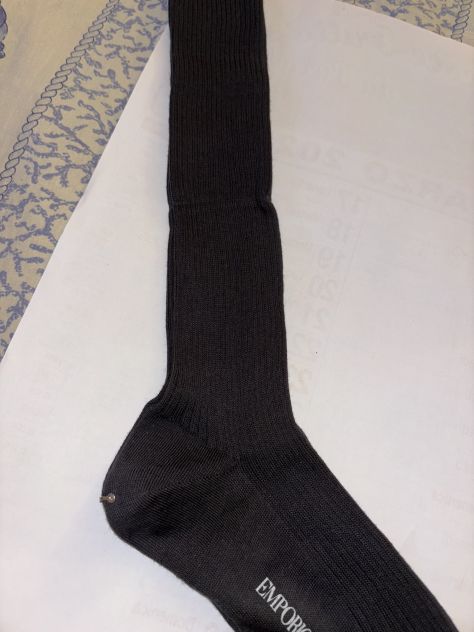 CALZE NUOVE LUNGHE FINO AL GINOCCHIO DA UOMO FIRMATE”EMPORIO ARMANI”ORIGINAL - Foto 7
