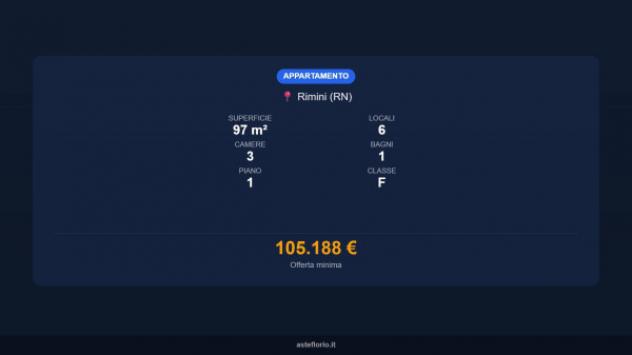 Immobile in asta di 97 m² con più di 5 locali in vendita a Rimini - Foto 16