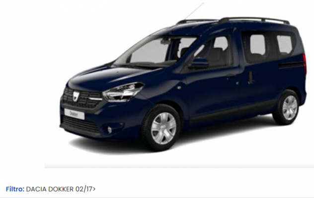MUSATA  MUSO FRONTALE COMPLETA DACIA DOKKER 2017