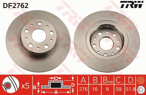 DISCHI+PASTIGLIE FRENO POST+KIT.GIUNTO:ALFA:156-164-166,LANCIA KAPPA DAL'94AL'07
