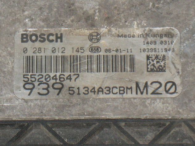 028101214 ECU ALFA ROMEO BRERA SPIDER 159 2.4 0281012145 55204647 - Foto 2