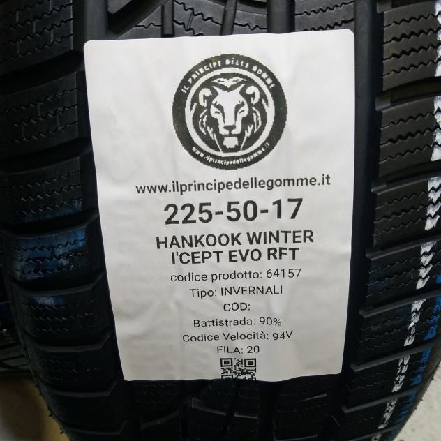 2 GOMME 225 50 17 HANKOOK A64157 - Foto 2
