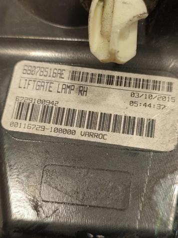 STOP POSTERIORE DESTRO A LED INTEGRATO NEL PORTELLO FIAT Freemont 1° Serie 68078516AE K68078516AE 939B5000 (11) - Foto 4