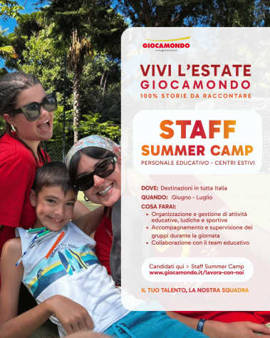 Assistente Bagnanti Summer Camp