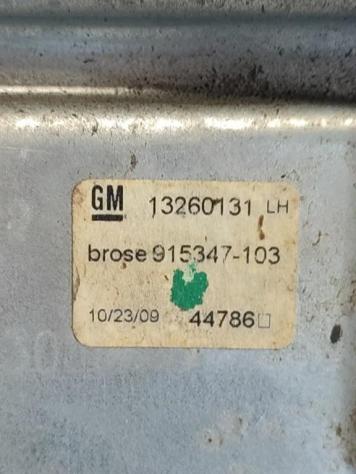 MECCANISMO ALZAVETRO POST. SX OPEL Astra J 2° Serie 13313571 13260131 LH (11) - Foto 2