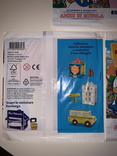5 CONFEZIONI NUOVE E SIGILLATE DELLA COLLEZIONE:”TOPOLINO E I SUOI AMICI DISNEY” - Foto 9