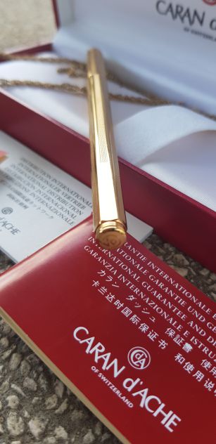 Roller Caran d'Ache Gold Plated  vintage - Foto 4