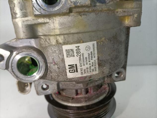 COMPRESSORE A/C OPEL Mokka X 424728942894 A14NET benzina 1364 (16) - Foto 2