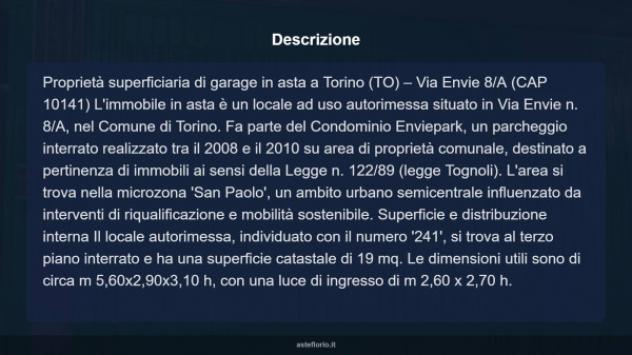 Immobile in asta di 19 m² in vendita a Torino - Foto 6