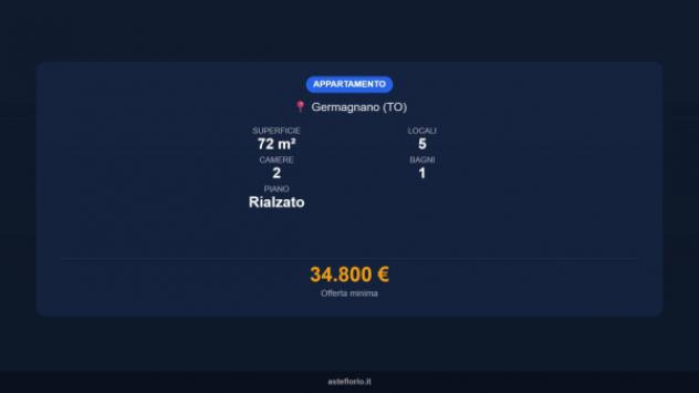 Immobile in asta di 72 m² in vendita a Germagnano - Foto 16