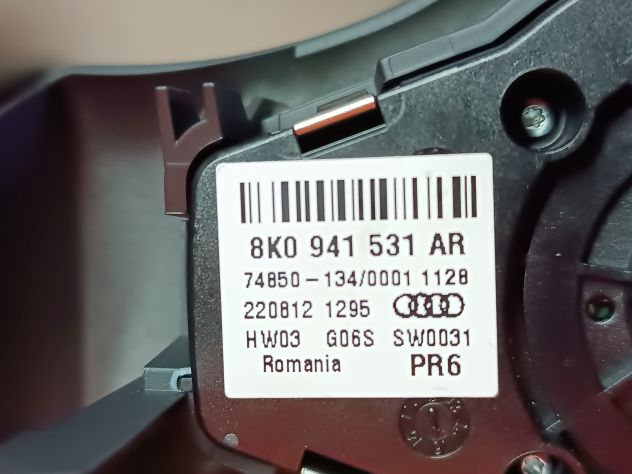 Interruttore comando luci Audi A4 (B8) 8K0941531AR - Foto 2