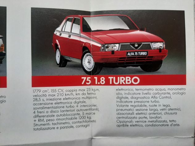 ALFA ROMEO DEPLIANT PUBBLICITARIO ORIGINALE
