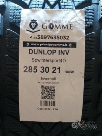2 gomme 285 30 21 dunlop inv a5122 - Foto 2