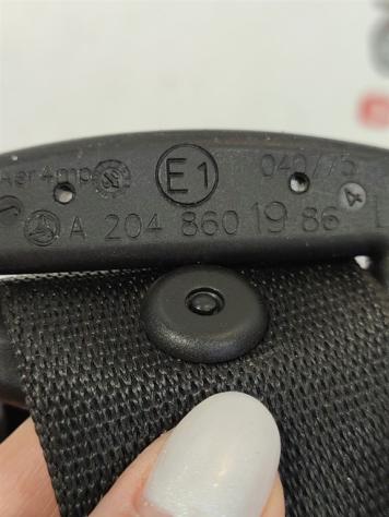 CINTURA DI SICUREZZA ANTERIORE SINISTRA MERCEDES Classe C Berlina W204 A2048601986 651911 (07) - Foto 3