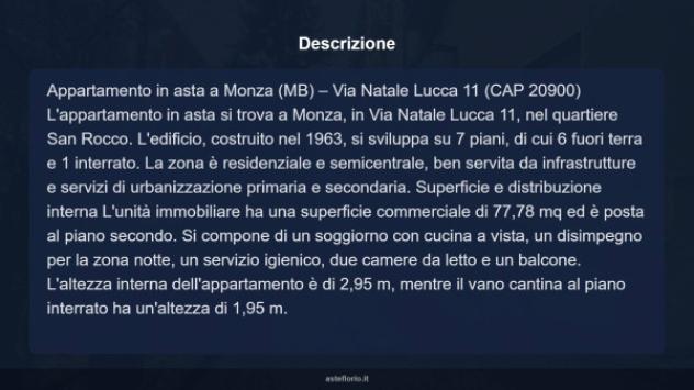 Immobile in asta di 77 m² in vendita a Monza - Foto 16