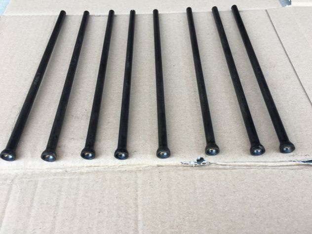 Kit N° 8 aste bilancieri valvole Nissan KING CAB D21 2.5 Diesel Motore SD25 - Foto 2